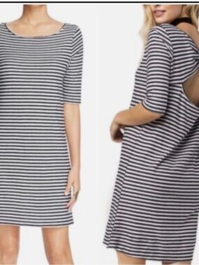 Free People “ Frenchie” stripe tshirt dress